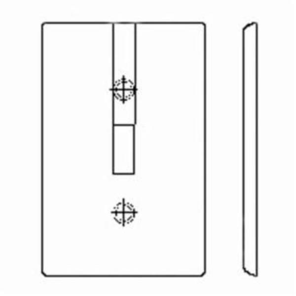 Leviton Receptacle 1 Gang Wallplate 80728-I